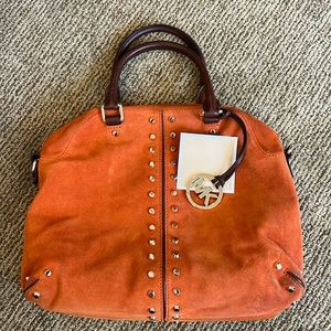 Michael Kors Suede Handbag